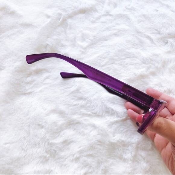 Ashley Purple Pattern Reader Blue Light Glasses - Picture 7 of 11